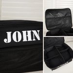 Personalized Name Design Large Golf Trunk Organizer Storage Bag with Adjustable Compartments Golf Accessories Birthday Christmas Gift for Golf Lovers