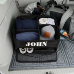 Personalized Name Design Large Golf Trunk Organizer Storage Bag with Adjustable Compartments Golf Accessories Birthday Christmas Gift for Golf Lovers