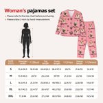 Personalised Cute Paw 1-5 Pet Face Photo Avatar Long-Sleeved Pyjamas Set with Name Birthday Gift for Women Men Pet Lover