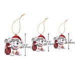 Ornamento natalizio multisport personalizzato in acrilico con nome Regalo di Natale per atleti e allenatori