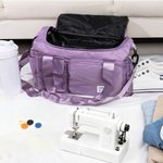 Gepersonaliseerde naaimachine waterdichte grote reistas met naam en schouderband verjaardagscadeau voor vrouwen naaien Craft Lovers