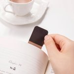 Segnalibro magnetico in pelle PU personalizzato con nome e iniziale incisi regalo di compleanno per gli amanti dei libri