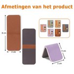 Gepersonaliseerde Geboortebloem en Cartoonfiguur Magnetische PU-leer Bladwijzerclip met Naam Verjaardagscadeau voor Boekenliefhebbers en Boekenwurmen