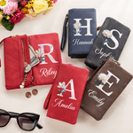 Personalised Pearl Laser Birth Flower PU Leather Folded Wristlet Wallet with Name and Multiple Card Slots Birthday Anniversary Gift for Women