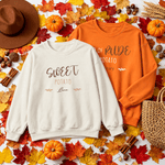 Personalised Sweet Potato Kind of Rude Potato Sweatshirt Hoodie with Name Autumn Winter Gift for Couple Friends