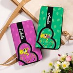 Marsupilami monedero de mano personalizado con nombre y cremallera regalo de cumpleaños para ella | Callie × Marsupilami