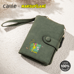 Spersonalizowany portfel z długim ogonem Leopard Matthew Tri-Fold PU Leather z imieniem Prezent urodzinowy dla kobiet Dziewczyny | Callie × Marsupilami®