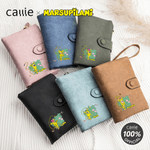 Spersonalizowany portfel z długim ogonem Leopard Matthew Tri-Fold PU Leather z imieniem Prezent urodzinowy dla kobiet Dziewczyny | Callie × Marsupilami®