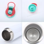 Personalisierte Fantasy Einhorn Regenbogen Name Design 12 oz isolierte Wasserflasche täglich im Freien Sport verwenden Geburtstag zurück zu Schule Geschenk für Kinder