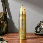 Personalized Bullet Thermos Bottle with Name Police Academy Graduation Retirement Gift  for Military Police