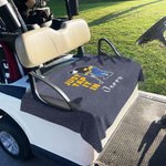 Personalized Just Tap It in Golf Cart Seat Cover with Embroidery Name Club Team Birthday Gift for Golf Player Lover