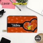 Marsupilami monedero de mano personalizado con nombre y cremallera regalo de cumpleaños para ella | Callie × Marsupilami