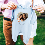 Personalised Cute Animals 100% Cotton Photo Baby Romper Hat Blanket Outfit with Gift Box Name Year Coming Home Baby Shower Gift for Newborn