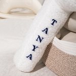 Cuscino di peluche personalizzato con nome Patch Nursery Home Decor Regalo di inaugurazione per la famiglia Kids