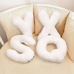 Cuscino di peluche personalizzato con nome Patch Nursery Home Decor Regalo di inaugurazione per la famiglia Kids