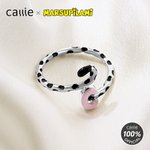 Personalized Long Tailed Marsupilami Shape Ring with Name Friendship Birthday Christmas Gift for Women Girls | Callie × Marsupilami®