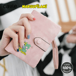 Spersonalizowany portfel z długim ogonem Leopard Matthew Tri-Fold PU Leather z imieniem Prezent urodzinowy dla kobiet Dziewczyny | Callie × Marsupilami®