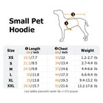 Personalizado clásico a cuadros suave caliente cachorro perro sudadera con capucha con nombre regalo de cumpleaños para el amante del animal doméstico