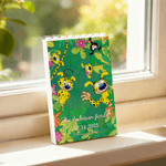 Marsupilami de cola larga personalizado Puzzles de ladrillos de ABS con texto Cumpleaños Aniversario Regalo para Pareja Amigo Familia | Callie × Marsupilami