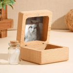 Gepersonaliseerde Foto Engelenvleugels Herinneringsflesje voor Huisdiervacht met Doos Herdenkingsgeschenk bij Huisdierverlies voor Huisdiereigenaren