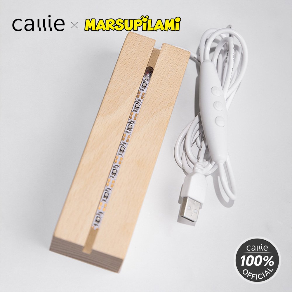Gepersonaliseerd Langstaartluipaard Marsupilami Naam Acryl LED Nachtlampje met Voet Home Decor Verjaardagscadeau voor kinderen | Callie × Marsupilami® 6
