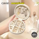 Boîte à bijoux personnalisée en cuir de Marsupilami à longue queue avec nom Cadeau d'anniversaire pour les filles | Callie × Marsupilami®.