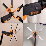 Personalized 3D Printed Sci-Fi Terrain Scanner Style Adjustable LED Desk Lamp with Text and USB Powered Gaming Room Decor Birthday Gift for Gamers