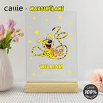 Gepersonaliseerd Langstaartluipaard Marsupilami Naam Acryl LED Nachtlampje met Voet Home Decor Verjaardagscadeau voor kinderen | Callie × Marsupilami® 7