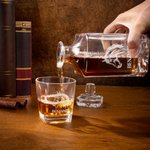 Personalized Engraved Horseshoes Horse Name Whiskey Decanter Bar Accessory Birthday Gift for Men Whiskey Lovers