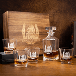 Personalized Engraved Horseshoes Horse Name Whiskey Decanter Bar Accessory Birthday Gift for Men Whiskey Lovers