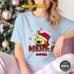 T-shirt adulte Sweatshirt à capuche avec nom Cadeau de Noël pour les amis | Callie × Marsupilami®.