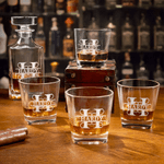 Spersonalizowana karafka do whisky z wygrawerowanym imieniem i nazwiskiem - prezent urodzinowy dla miłośników whisky