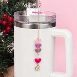 Charm Tumbler acrilico personalizzato con iniziali Uso quotidiano Regalo di compleanno e anniversario per le donne