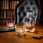 Personalized Engraved Horseshoes Horse Name Whiskey Decanter Bar Accessory Birthday Gift for Men Whiskey Lovers