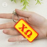 Henkilökohtainen Monivärinen kreikkalainen kirjain Avaimenperä laukku Charm Päivittäinen käyttö Sorority Bid päivä syntymäpäivälahja ystäville tytöille | Callie × Affinity Licensing