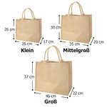Personalisierte Cartoon-Charakter Weihnachtsschleife Tragetasche mit Namen Initiale Jute-Tasche Tote Bag Weihnachtsgeschenk für Familie Freunde