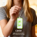 Henkilökohtainen Monivärinen kreikkalainen kirjain Avaimenperä laukku Charm Päivittäinen käyttö Sorority Bid päivä syntymäpäivälahja ystäville tytöille | Callie × Affinity Licensing