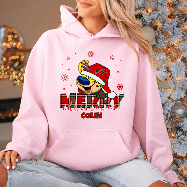 Personalisierte Long-Tailed Leopard Marsupilami Erwachsene T-Shirt Sweatshirt Hoodie mit Namen Weihnachtsgeschenk für Freunde | Callie × Marsupilami®