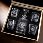 Personalised Boat Anchor Whiskey Decanter with Engraved Name and Date Birthday Anniversary Gift for Liquor Lovers