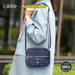 Spersonalizowana torba na ramię z długim ogonem lamparta Marsupilami z imieniem Prezent urodzinowy na Dzień Matki dla kobiet Dziewczyny | Callie × Marsupilami®