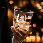 Personalized Engraved Horseshoes Horse Name Whiskey Decanter Bar Accessory Birthday Gift for Men Whiskey Lovers