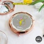 Miroir de maquillage de poche personnalisé avec nom Cadeau d'anniversaire pour les femmes et les filles Callie × Marsupilami®.