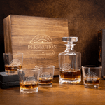 Personalized Vintage Aged Whiskey Decanter with Name and Year Birthday Father's Day Gift for Whiskey Lovers