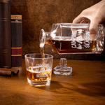 Spersonalizowana karafka do whisky z wygrawerowanym imieniem i rokiem Urodzinowy prezent kempingowy dla przyjaciół barmanów