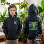 Personalized Long-Tailed Leopard Marsupilami Multicolor Kid T-shirt Sweatshirt Hoodie with Name Birthday Gift for Kids | Callie × Marsupilami®