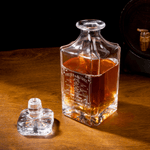 Personalized Fist Bump Whiskey Decanter with Name Bar Accessory Birthday Gift for Men Whiskey Lovers