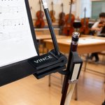 Spersonalizowany nadruk 3D Skrzypce Wiolonczela Altówka Smyczek basowy z imieniem Stojak na nuty Akcesoria Powrót do szkoły Prezent urodzinowy dla muzyka