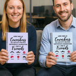 Cahier à spirales A5 personnalisé avec nom Planificateur journalier Agenda Cadeau d'anniversaire pour collègue Ami