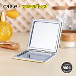 Miroir de maquillage en cuir PU personnalisé avec nom Cadeau d'anniversaire et de mariage pour femmes | Callie × Marsupilami®