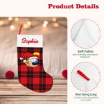 Personalised Long-Tailed Marsupilami Christmas Stocking with Name Home Decor Christmas Gift for Kids Friends Family | Callie × Marsupilami®